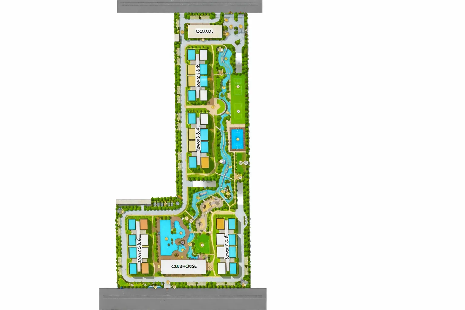 Sobha Rivana Site Plan